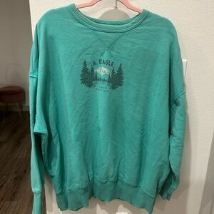 American Age Teal Sweatshirt